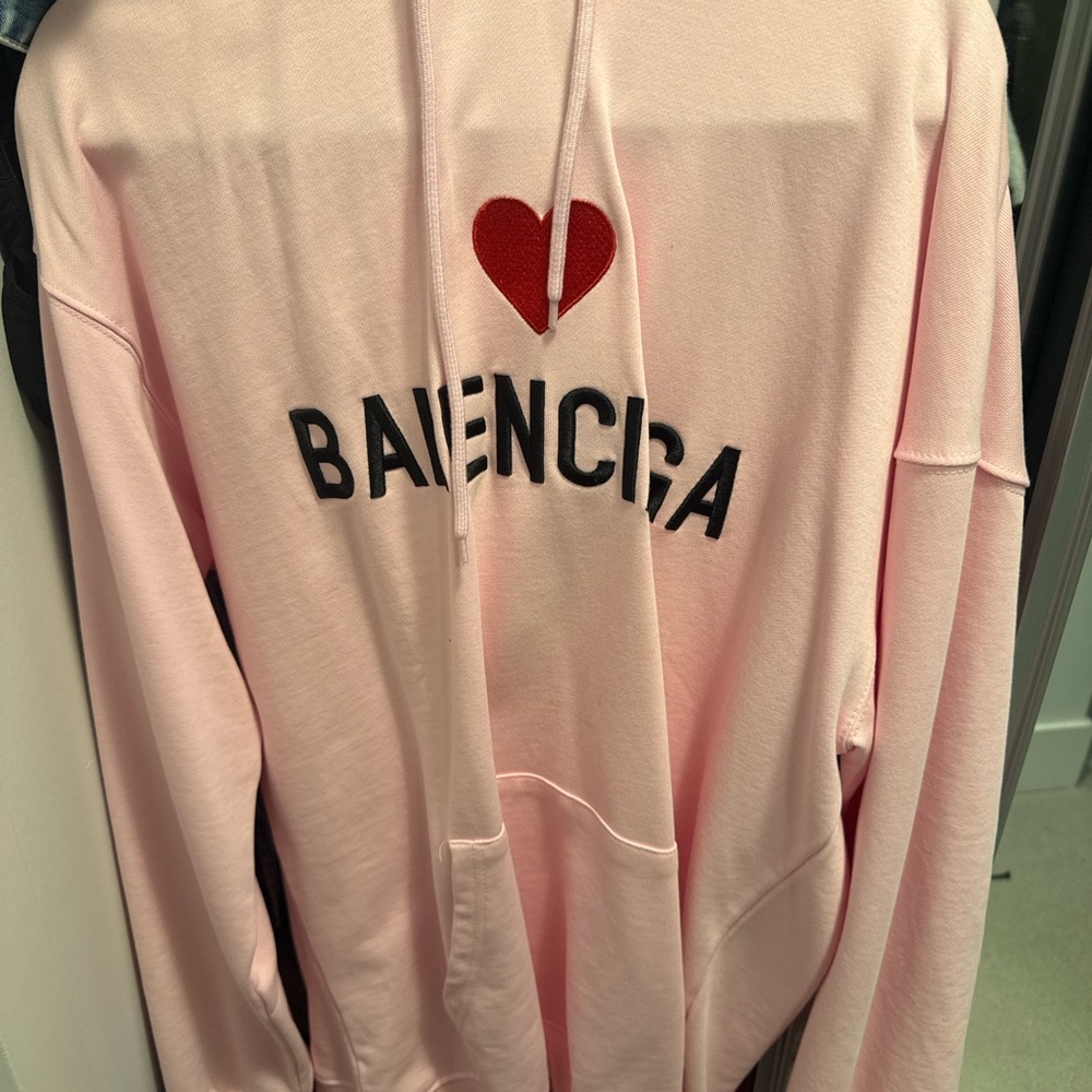 Balenciaga Light Pink Hoodie
